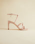 <P>Suede Scallop Strap Sandal</P>